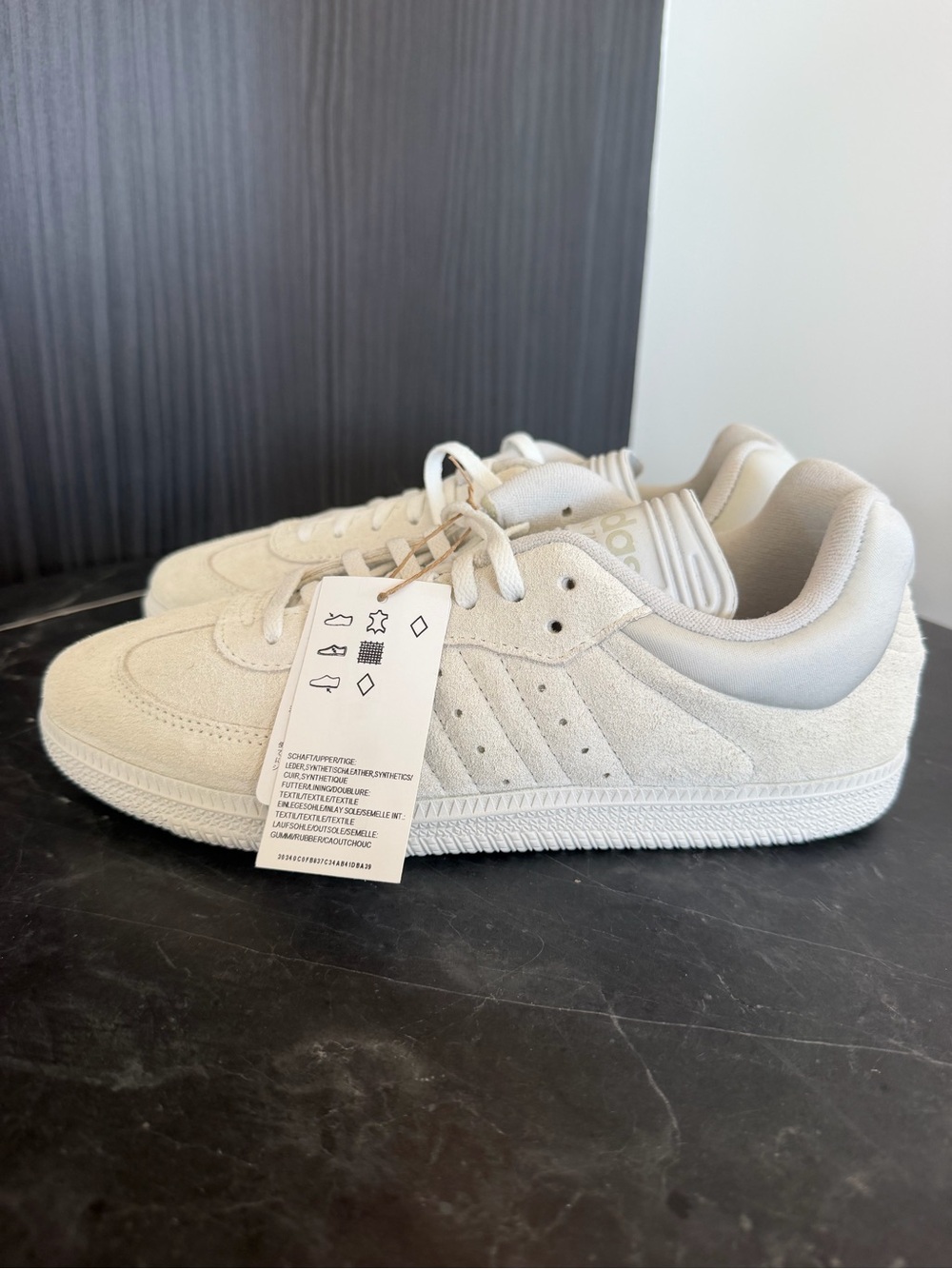 Dingyun Zhang x Samba White Vapour Sneakers